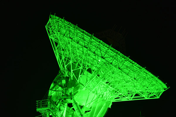 VLBI電波望遠鏡ライトアップ　６