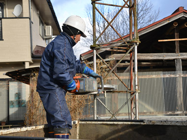 立ったまま切断 1