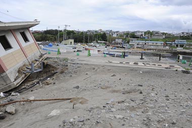 流された公衆トイレ 2
