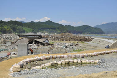 仮橋歩道から 10