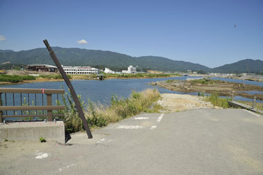しおさい橋から見た古河沼 1