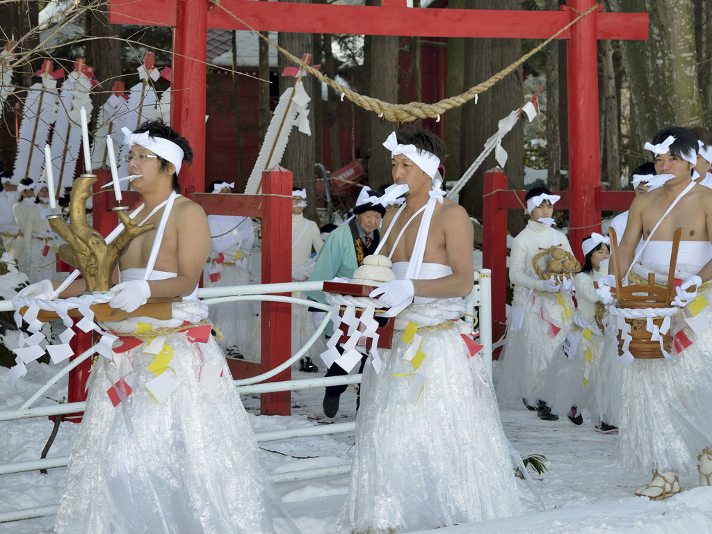 小中学生　裸 2013八幡平市・平笠裸参り ２