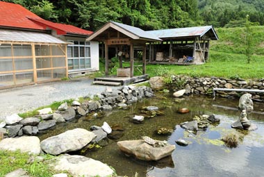 整備された水辺の庭園とも言える広い池。