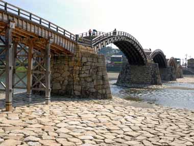 吉香公園側の橋の入り口