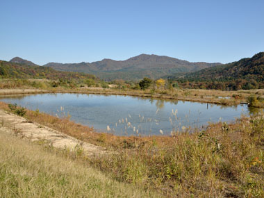 溜め池のある風景 2