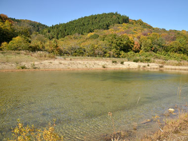 溜め池のある風景 7