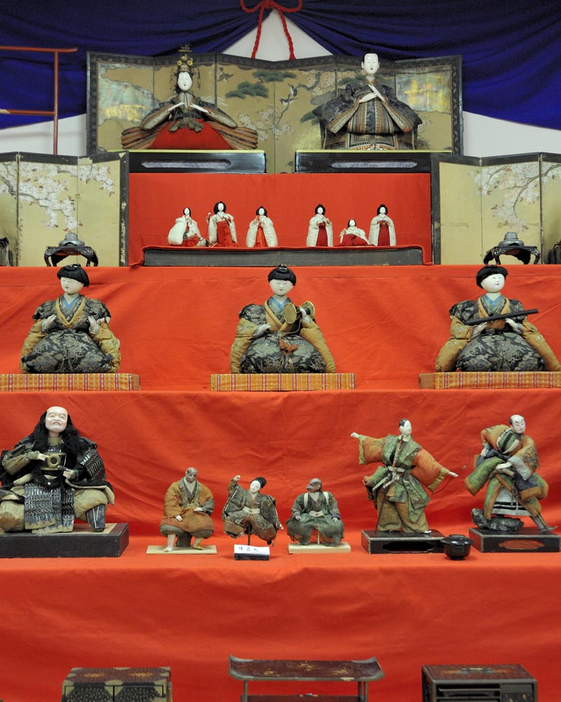 梅村家所蔵の享保雛・・・江戸享保時代の享保雛、1716年頃の貴重なお雛様だと言います。